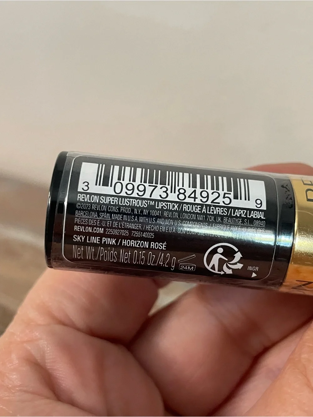 Revlon Super Lustrous Pearl Lipstick 025 Sky Line Pink 0.15 Oz